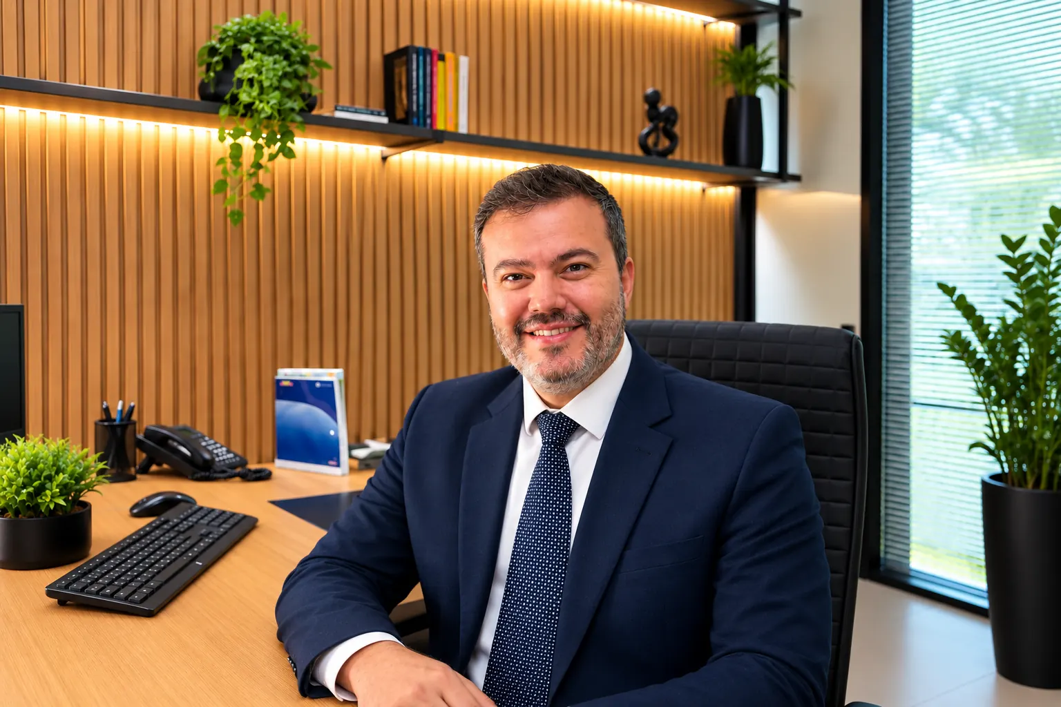 Dr. Matheus Castilho em seu consultório